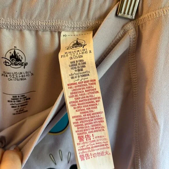 Disney Parks Mickey Mouse Purple Bike Shorts Size Large - Picture 6 of 8